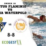 U16 M – Solo un pari tra Roma Waterpolo e Virtus Flaminio, alla gara d’esordio termina 8-8